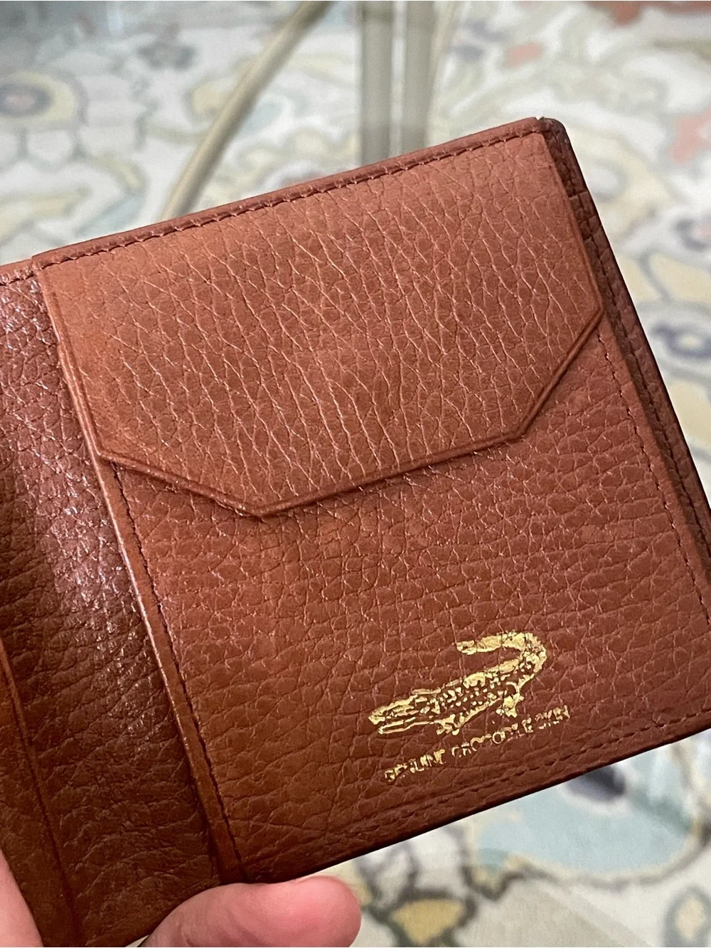 ✨ Vintage Italian Craftsmanship & Premium Exotic Crocodile Leather Mens Wallet ✨